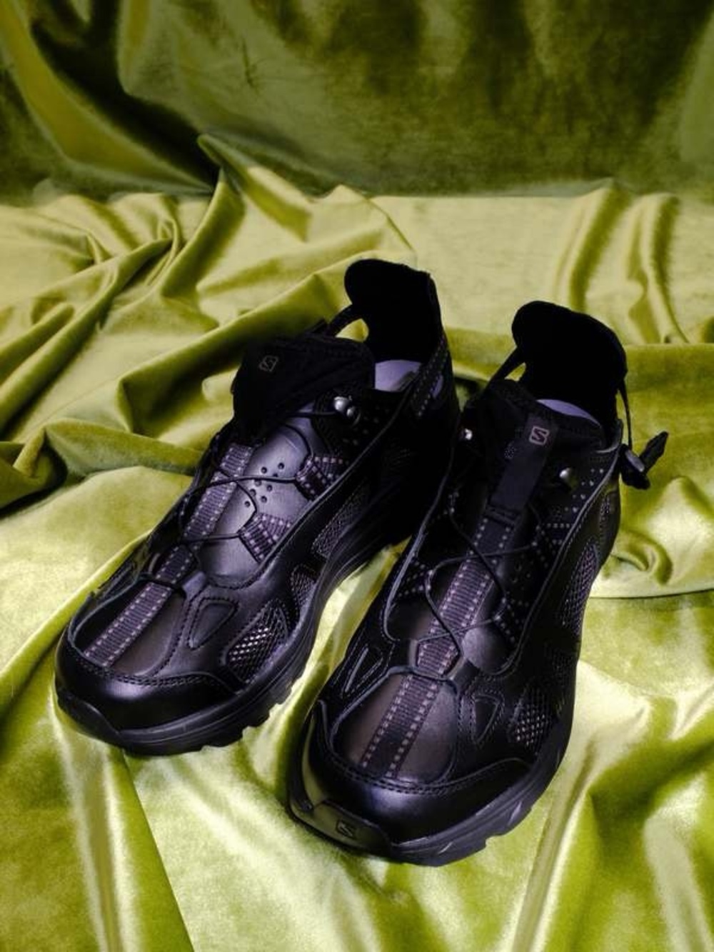 Salomon Techsonic Leather Advanced Sneakers Black Mens 12